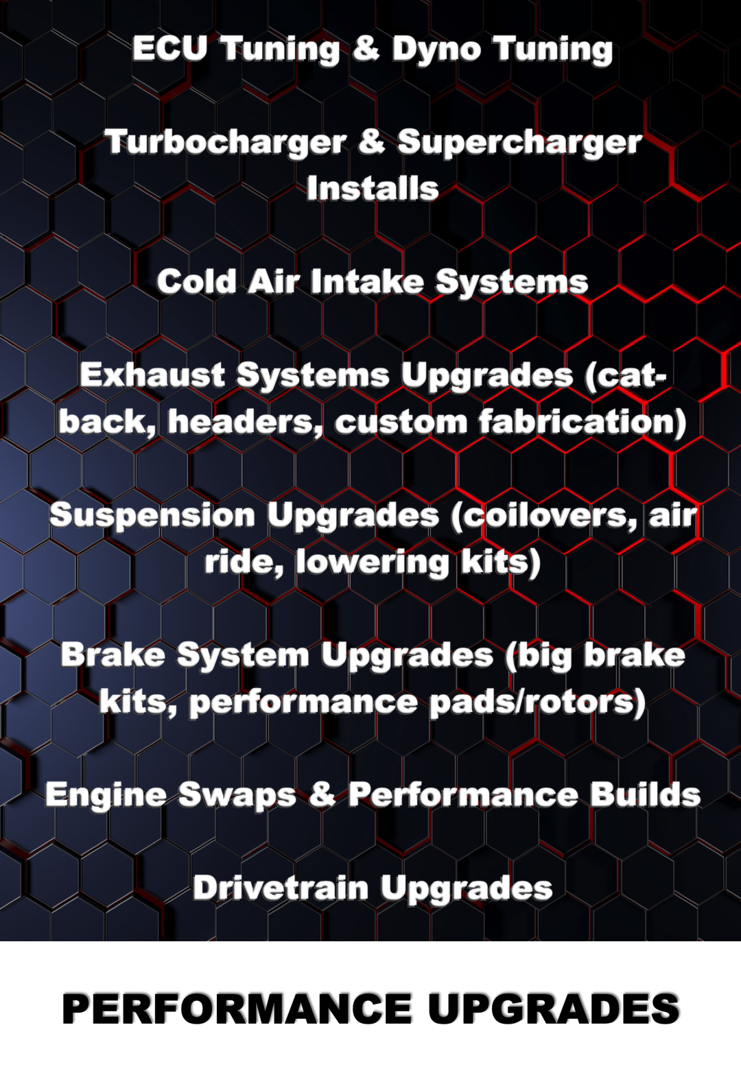 MC - Performance Upgrades